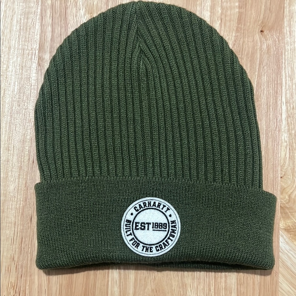 Carhartt Olive Green Beanie